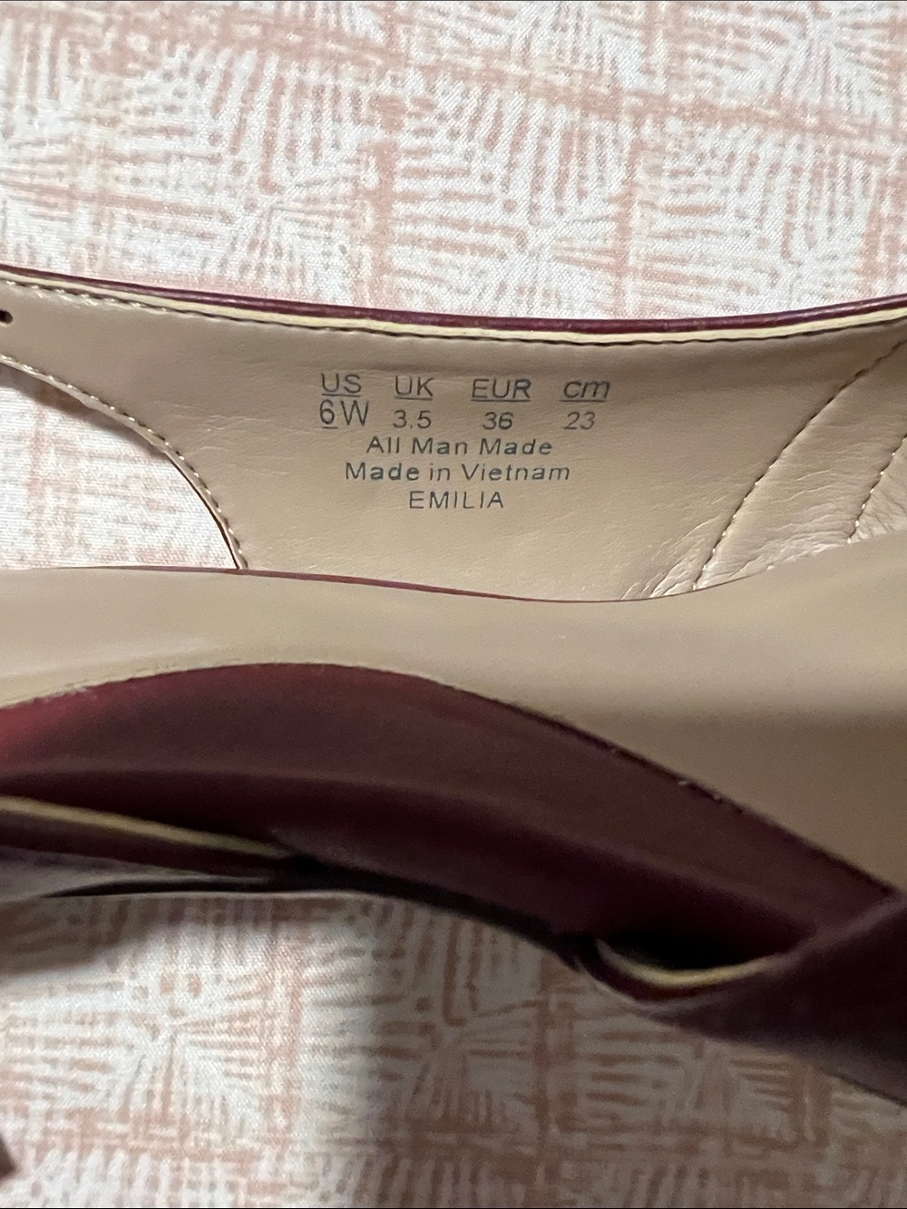 Naturalizer Wine Red Slingback Pointed-Toe Pumps - Picture 4 of 4